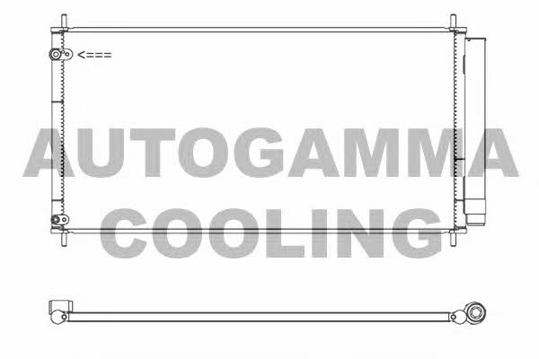 Autogamma 107440 Радіатор кондиціонера (Конденсатор) 107440: Купити в Україні - Добра ціна на EXIST.UA!