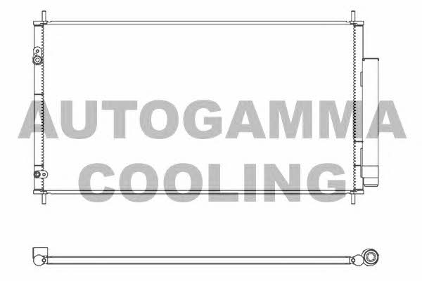 Autogamma 107443 Радіатор кондиціонера (Конденсатор) 107443: Купити в Україні - Добра ціна на EXIST.UA!