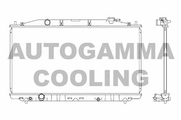 Autogamma 107445 Радіатор охолодження двигуна 107445: Купити в Україні - Добра ціна на EXIST.UA!