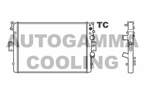 Autogamma 403346 Радіатор охолодження двигуна 403346: Купити в Україні - Добра ціна на EXIST.UA!