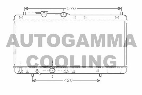 Autogamma 104258 Радіатор охолодження двигуна 104258: Купити в Україні - Добра ціна на EXIST.UA!