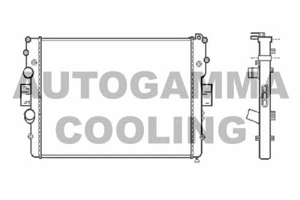 Autogamma 104270 Радіатор охолодження двигуна 104270: Купити в Україні - Добра ціна на EXIST.UA!