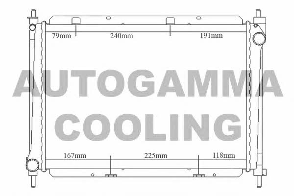 Autogamma 104297 Радіатор охолодження двигуна 104297: Купити в Україні - Добра ціна на EXIST.UA!