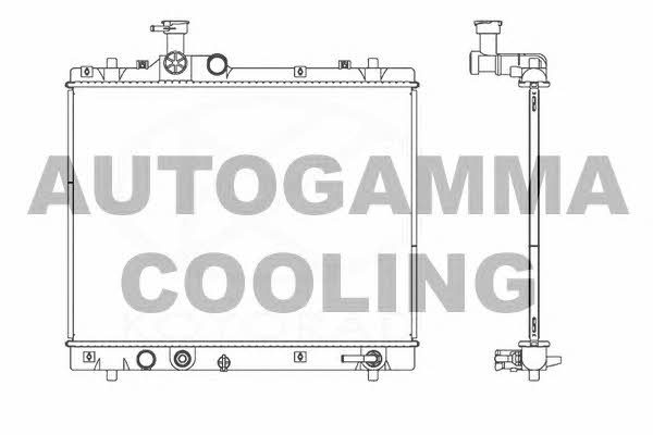 Autogamma 107463 Радіатор охолодження двигуна 107463: Купити в Україні - Добра ціна на EXIST.UA!