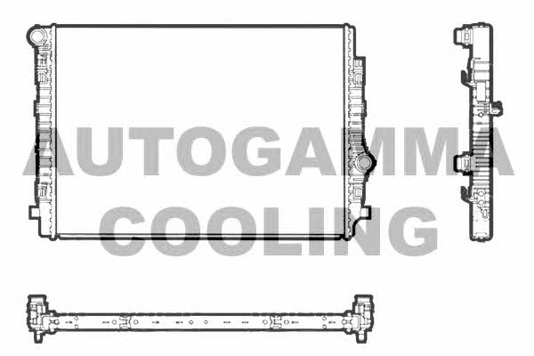 Autogamma 107465 Радіатор охолодження двигуна 107465: Купити в Україні - Добра ціна на EXIST.UA!