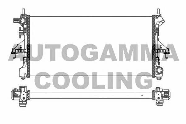 Autogamma 107400 Радіатор охолодження двигуна 107400: Купити в Україні - Добра ціна на EXIST.UA!