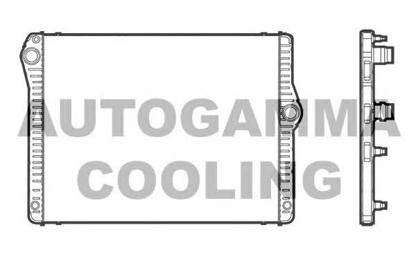 Autogamma 107409 Радіатор охолодження двигуна 107409: Купити в Україні - Добра ціна на EXIST.UA!