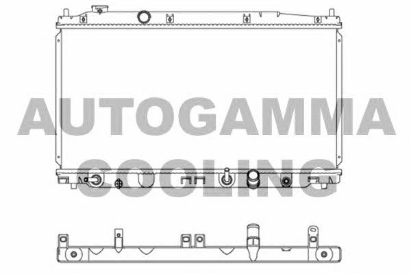 Autogamma 107452 Радіатор охолодження двигуна 107452: Купити в Україні - Добра ціна на EXIST.UA!