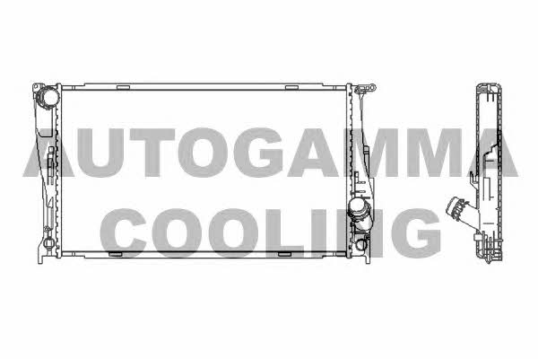 Autogamma 107534 Радіатор охолодження двигуна 107534: Купити в Україні - Добра ціна на EXIST.UA!
