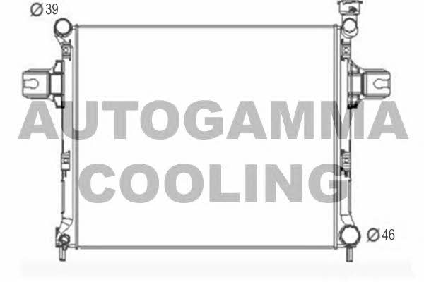 Autogamma 107462 Радіатор охолодження двигуна 107462: Купити в Україні - Добра ціна на EXIST.UA!