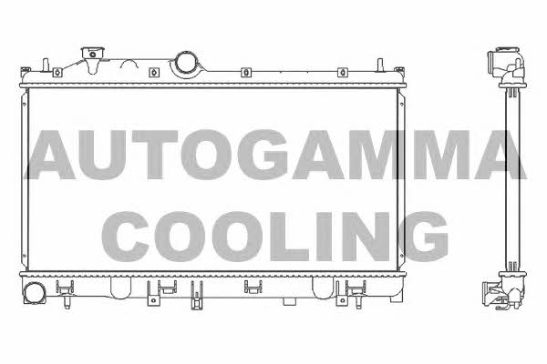 Autogamma 107532 Радіатор охолодження двигуна 107532: Приваблива ціна - Купити в Україні на EXIST.UA!