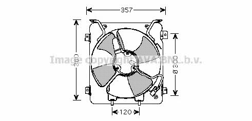 AVA HD7523 Вентилятор радіатора охолодження HD7523: Купити в Україні - Добра ціна на EXIST.UA!