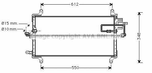 AVA FT5128D Радіатор кондиціонера (Конденсатор) FT5128D: Купити в Україні - Добра ціна на EXIST.UA!
