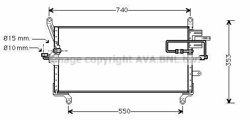 AVA FT5178D Радіатор кондиціонера (Конденсатор) FT5178D: Купити в Україні - Добра ціна на EXIST.UA!
