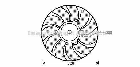 AVA OL7540 Вентилятор радіатора охолодження OL7540: Купити в Україні - Добра ціна на EXIST.UA!