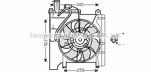 AVA TO7552 Вентилятор радіатора охолодження TO7552: Купити в Україні - Добра ціна на EXIST.UA!