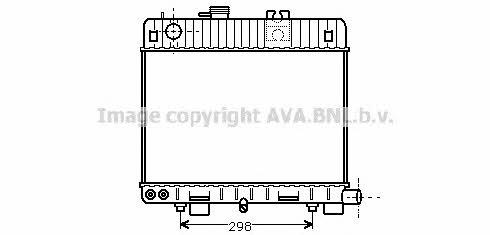 AVA BW2113 Радіатор охолодження двигуна BW2113: Купити в Україні - Добра ціна на EXIST.UA!