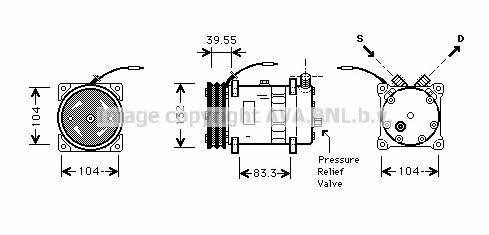 UVAK113 AVA Компресор кондиціонера