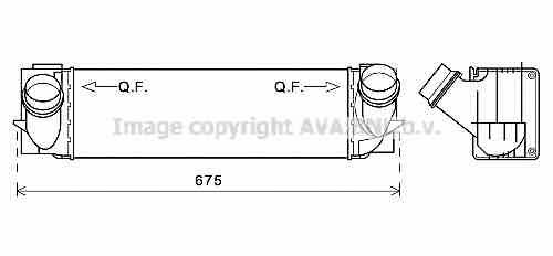 BW4457 AVA Интеркулер