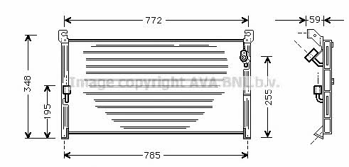 AVA TO5130 Радиатор кондиционера (Конденсатор) TO5130: Отличная цена - Купить в Украине на EXIST.UA! TO5130 AVA Радиатор кондиционера (Конденсатор)