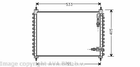 AVA VO5075 Радіатор кондиціонера (Конденсатор) VO5075: Купити в Україні - Добра ціна на EXIST.UA!