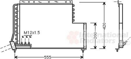 AVA VO5078 Радіатор кондиціонера (Конденсатор) VO5078: Купити в Україні - Добра ціна на EXIST.UA!