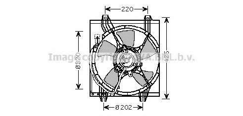 AVA MT7526 Вентилятор радіатора охолодження MT7526: Купити в Україні - Добра ціна на EXIST.UA!