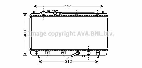 AVA MZ2168 Радіатор охолодження двигуна MZ2168: Приваблива ціна - Купити в Україні на EXIST.UA!