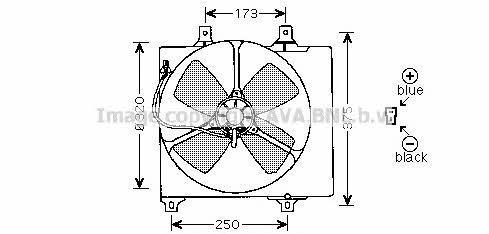 AVA MZ7501 Вентилятор радіатора охолодження MZ7501: Купити в Україні - Добра ціна на EXIST.UA!