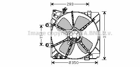 AVA MZ7511 Вентилятор радіатора охолодження MZ7511: Приваблива ціна - Купити в Україні на EXIST.UA!