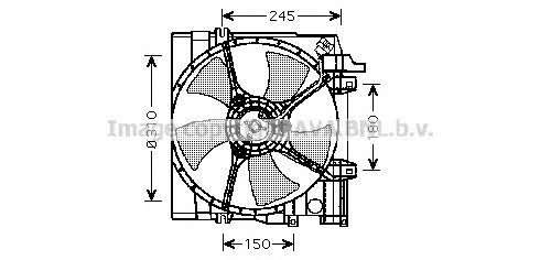 AVA SU7513 Вентилятор радіатора охолодження SU7513: Купити в Україні - Добра ціна на EXIST.UA!