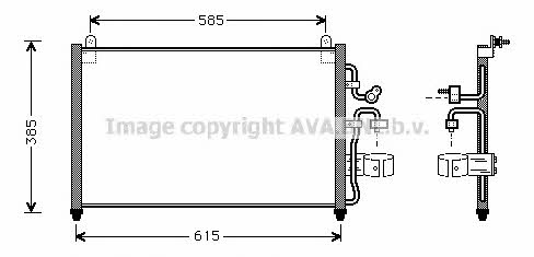 AVA DW5013 Радіатор кондиціонера (Конденсатор) DW5013: Купити в Україні - Добра ціна на EXIST.UA!