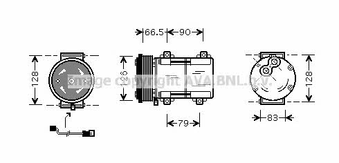 AVA FDAK276 Компресор кондиціонера FDAK276: Купити в Україні - Добра ціна на EXIST.UA!