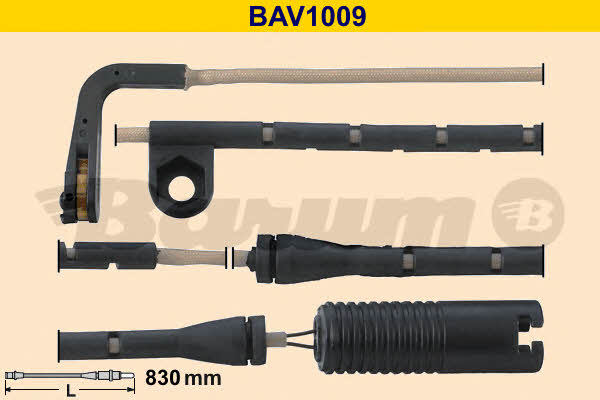 Barum BAV1009 Датчик зносу гальмівних колодок BAV1009: Купити в Україні - Добра ціна на EXIST.UA!