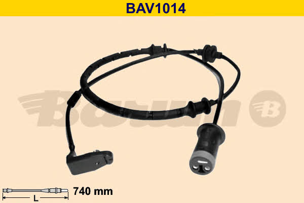 Barum BAV1014 Датчик зносу гальмівних колодок BAV1014: Купити в Україні - Добра ціна на EXIST.UA!