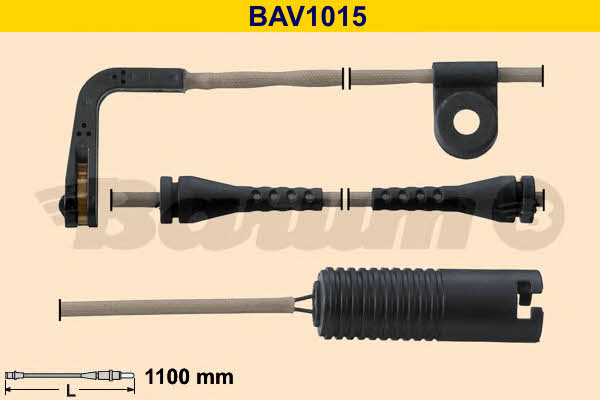 Barum BAV1015 Датчик зносу гальмівних колодок BAV1015: Приваблива ціна - Купити в Україні на EXIST.UA!