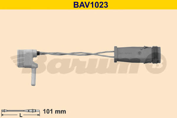 Barum BAV1023 Датчик зносу гальмівних колодок BAV1023: Купити в Україні - Добра ціна на EXIST.UA!