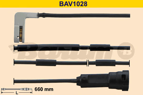 Barum BAV1028 Датчик зносу гальмівних колодок BAV1028: Купити в Україні - Добра ціна на EXIST.UA!