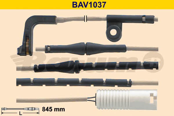 Barum BAV1037 Датчик зносу гальмівних колодок BAV1037: Купити в Україні - Добра ціна на EXIST.UA!