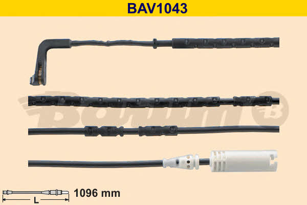 Barum BAV1043 Датчик зносу гальмівних колодок BAV1043: Купити в Україні - Добра ціна на EXIST.UA!