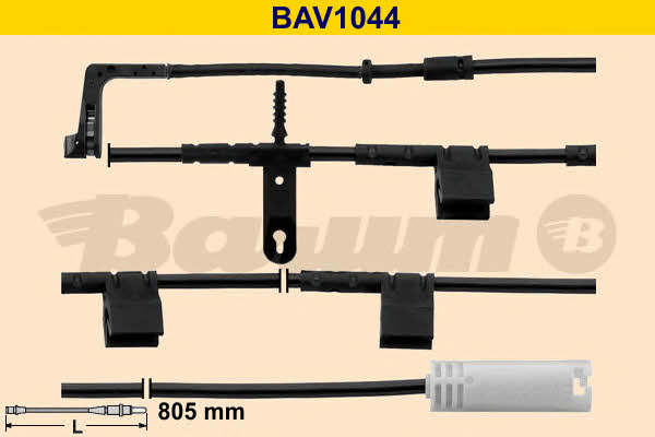 Barum BAV1044 Датчик зносу гальмівних колодок BAV1044: Купити в Україні - Добра ціна на EXIST.UA!