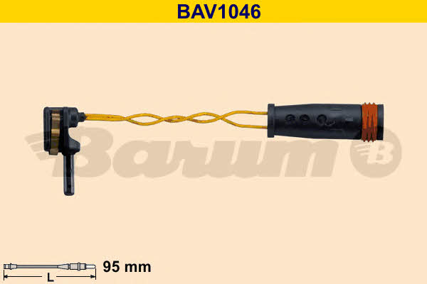 Barum BAV1046 Датчик зносу гальмівних колодок BAV1046: Купити в Україні - Добра ціна на EXIST.UA!