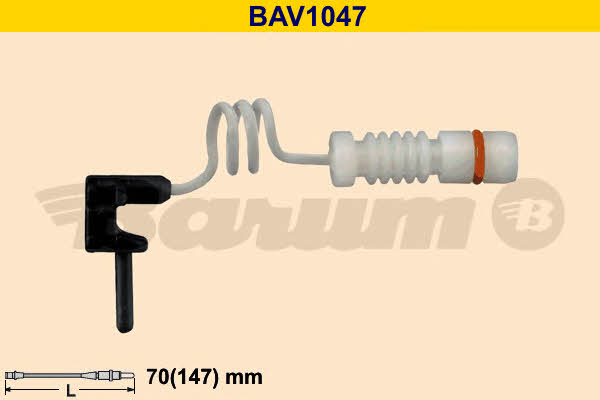 Barum BAV1047 Датчик зносу гальмівних колодок BAV1047: Купити в Україні - Добра ціна на EXIST.UA!