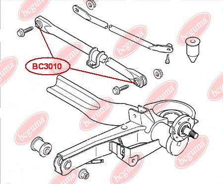 Сайлентблок Bcguma BC3010