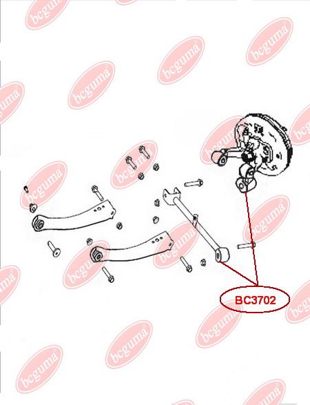 Сайлентблок Bcguma BC3702