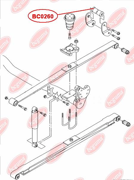Сайлентблок Bcguma BC0260
