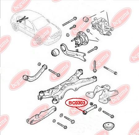 Сайлентблок Bcguma BC0303