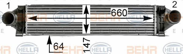 Інтеркулер Behr-Hella 8ML 376 700-121