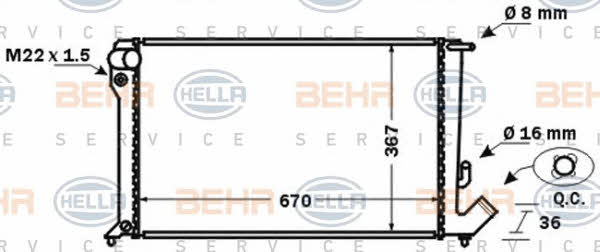 Купити Behr-Hella 8MK 376 767-011 за низькою ціною в Україні!