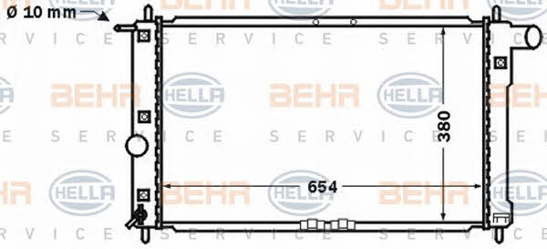 Купити Behr-Hella 8MK 376 767-191 за низькою ціною в Україні!